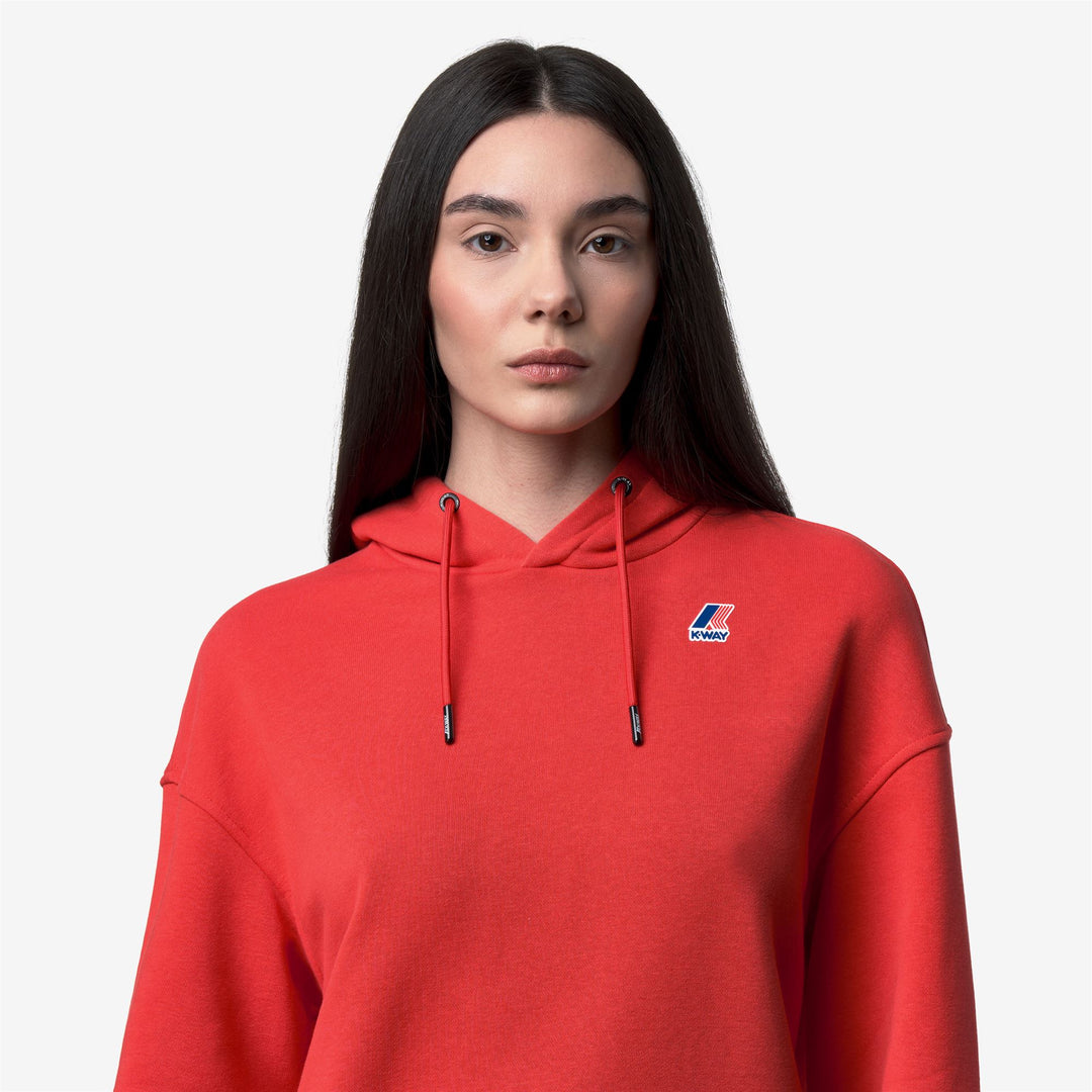 NINETTE POLY COTTON - Fleece - Jumper - Woman - RED POPPY main
