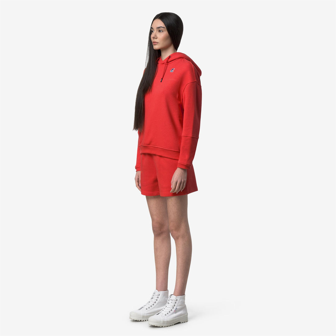 NINETTE POLY COTTON - Fleece - Jumper - Woman - RED POPPY main