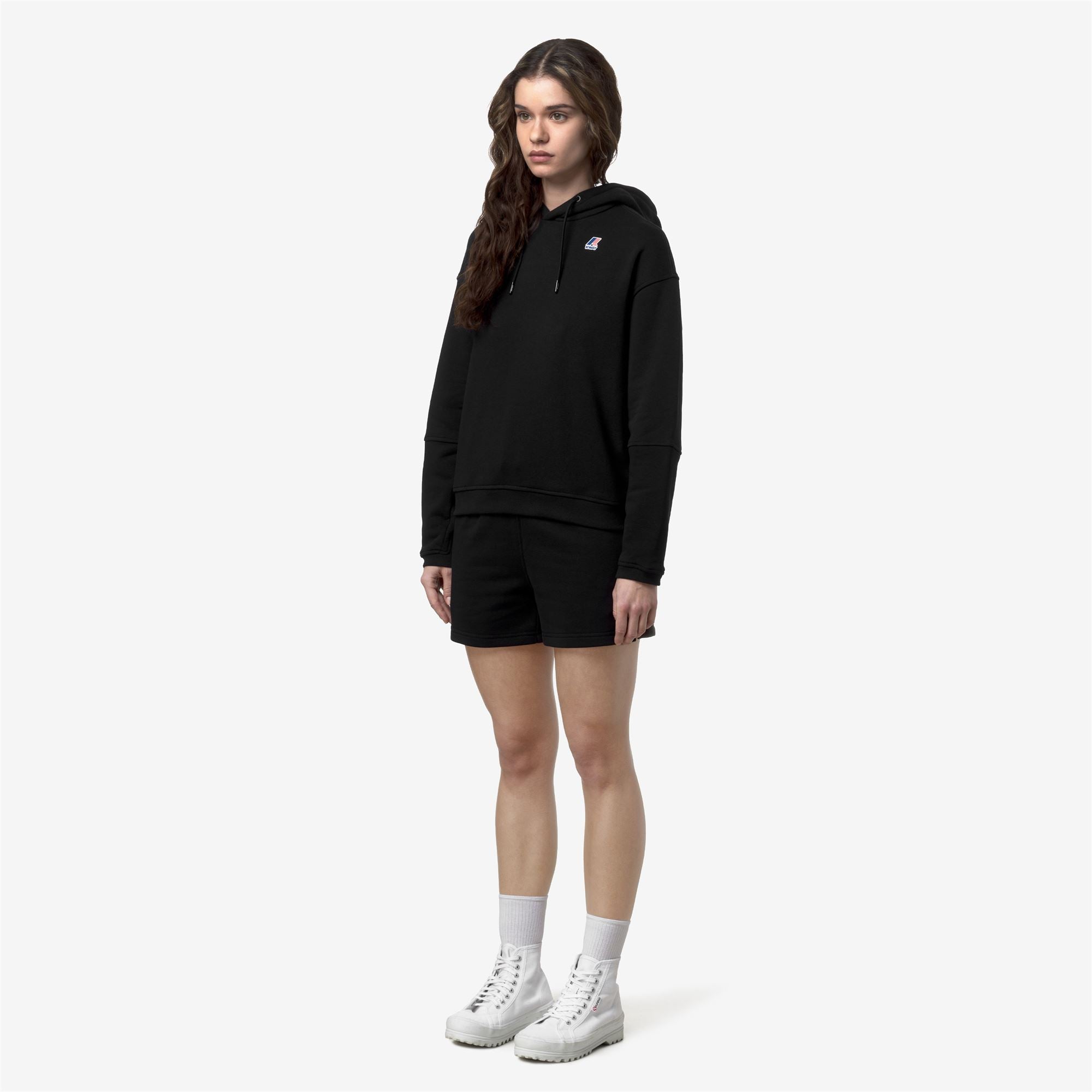 Fleece_WOMAN_NINETTE POLY COTTON_Jumper_Black Pure - Black Pure - Commercial 5