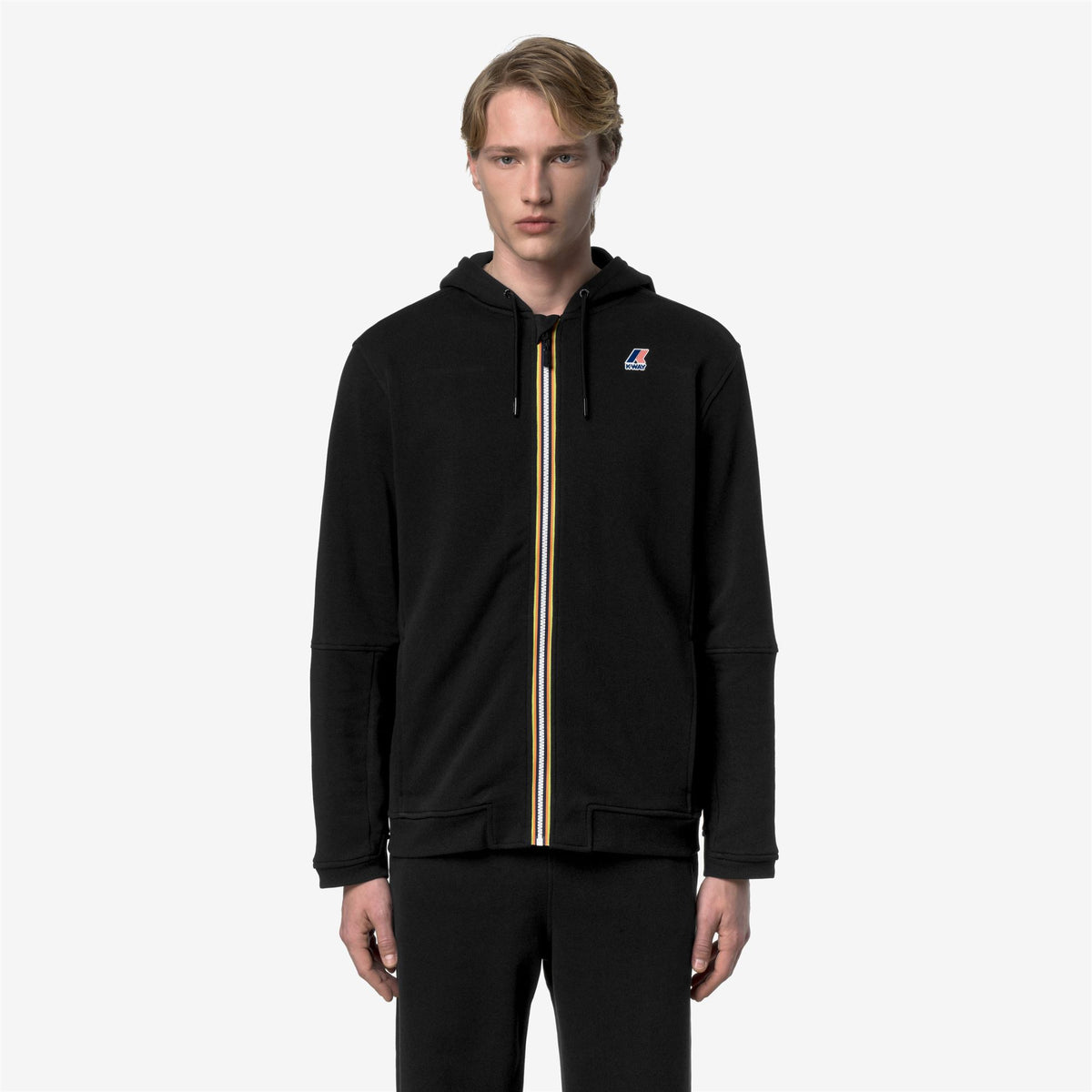 Fleece_UNISEX_PROSPER POLY COTTON_Jacket_Black Pure - Black Pure - Commercial 4