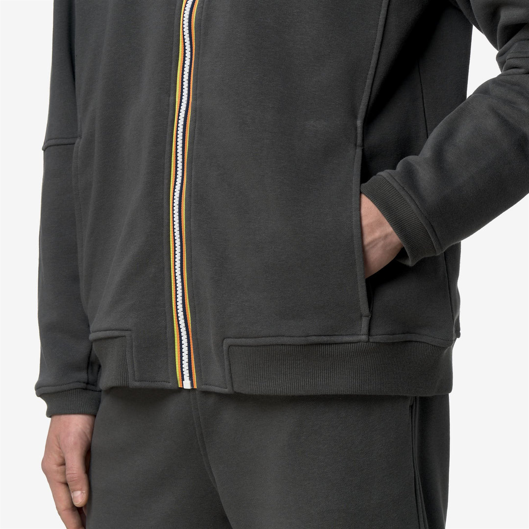 PROSPER POLY COTTON - Fleece - Jacket - Unisex - GREEN BLACKISH main