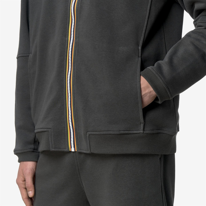 PROSPER POLY COTTON - Fleece - Jacket - Unisex - GREEN BLACKISH 2