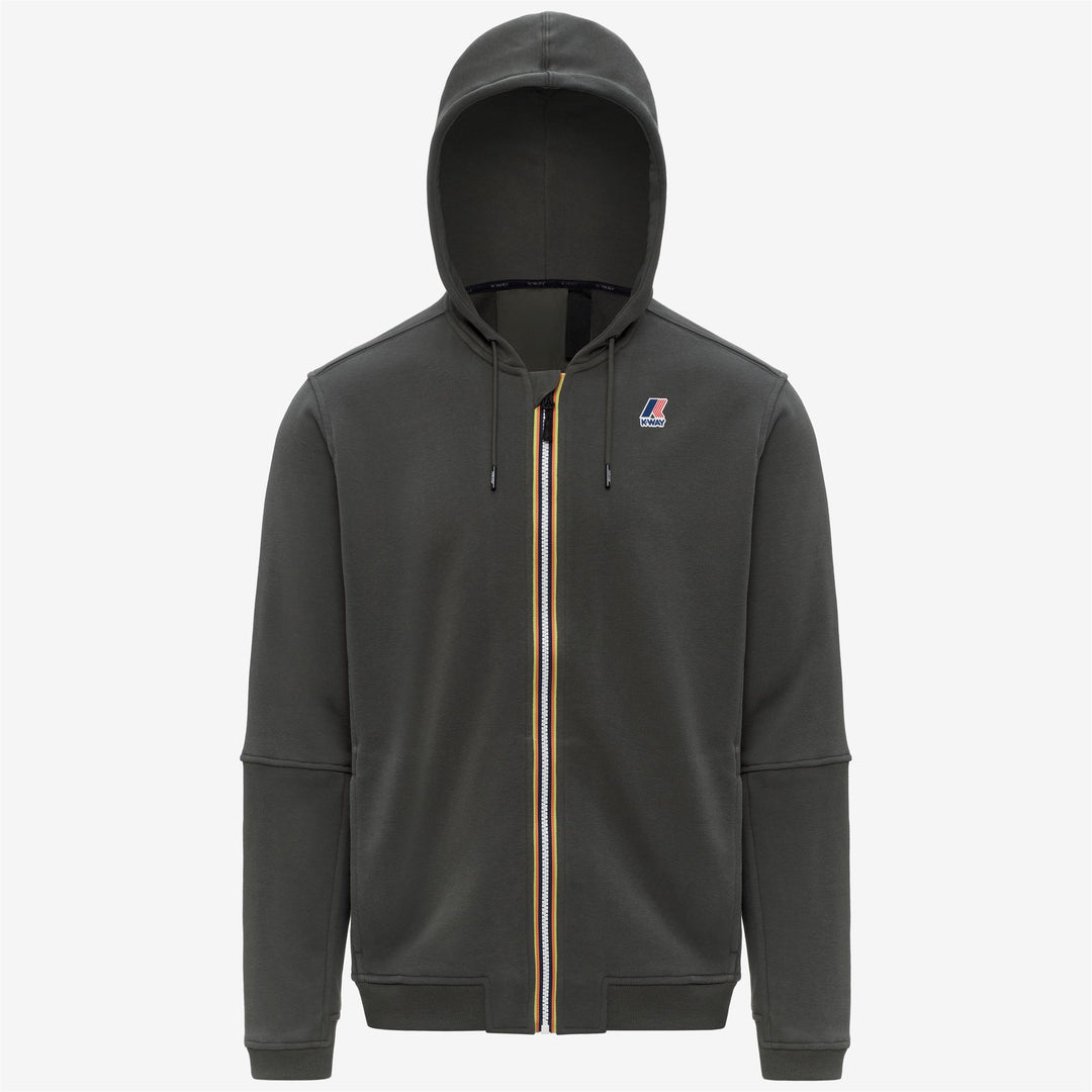 PROSPER POLY COTTON - Fleece - Jacket - Unisex - GREEN BLACKISH 01