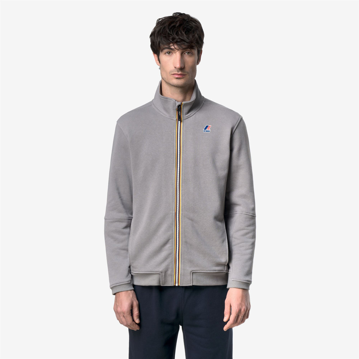 Fleece_UNISEX_PEPIN POLY COTTON_Jacket_Grey Frost - Commercial 4