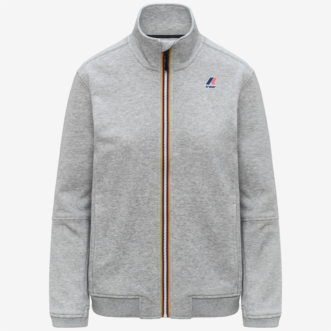 PEPIN POLY COTTON Fleece Jacket Unisex GREY MEL main