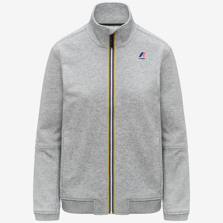 PEPIN POLY COTTON Fleece Jacket Unisex GREY MEL 5