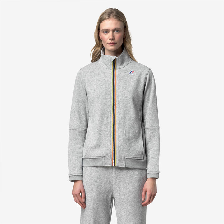 PEPIN POLY COTTON Fleece Jacket Unisex GREY MEL 1
