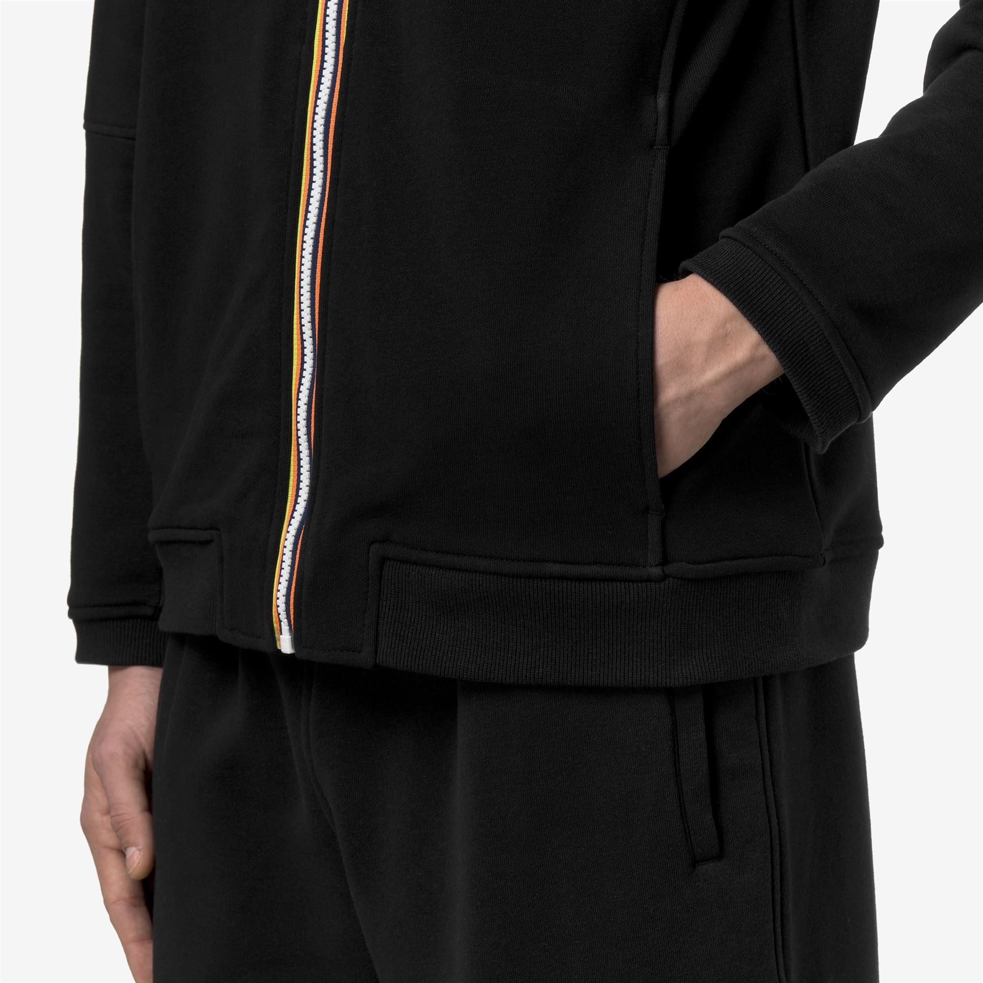 Fleece_UNISEX_PEPIN POLY COTTON_Jacket_Black Pure - Black Pure - Commercial 7