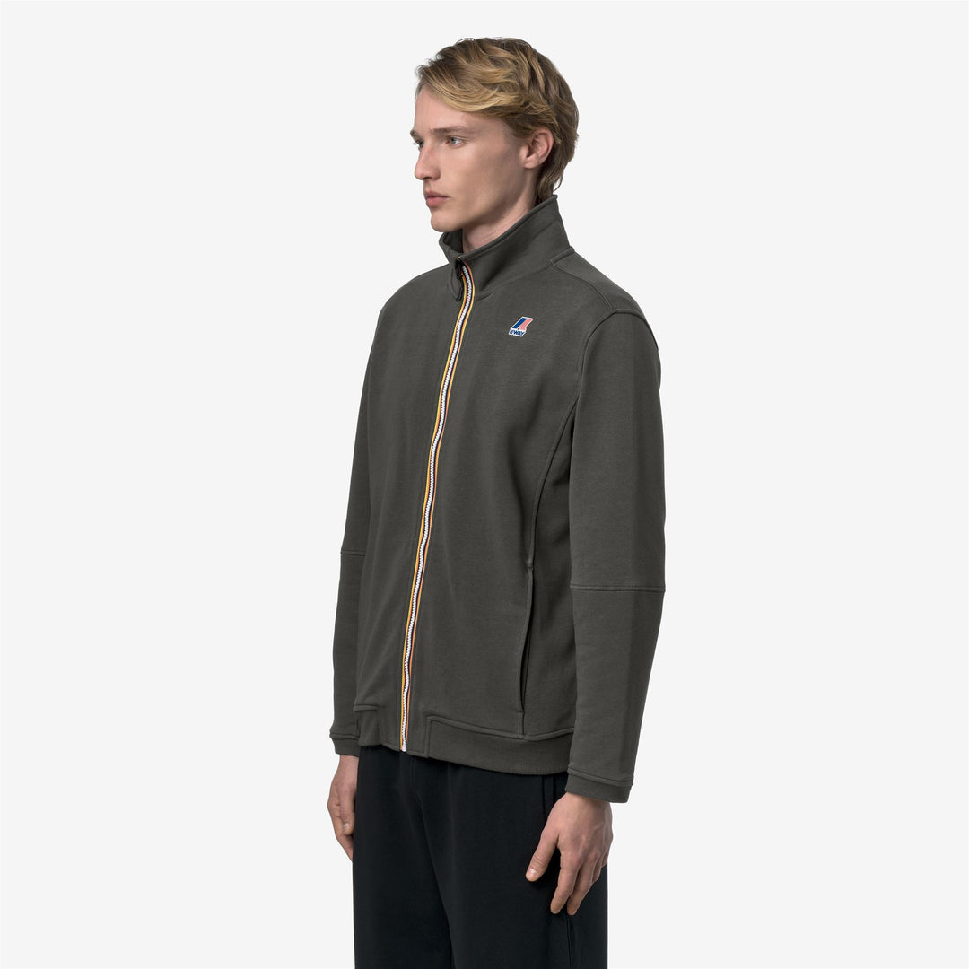 PEPIN POLY COTTON - Fleece - Jacket - Unisex - GREEN BLACKISH main