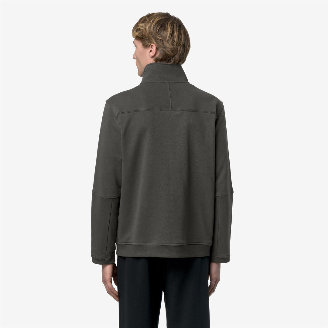 PEPIN POLY COTTON - Fleece - Jacket - Unisex - GREEN BLACKISH main