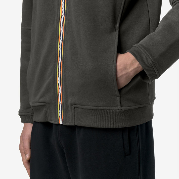 PEPIN POLY COTTON - Fleece - Jacket - Unisex - GREEN BLACKISH 2