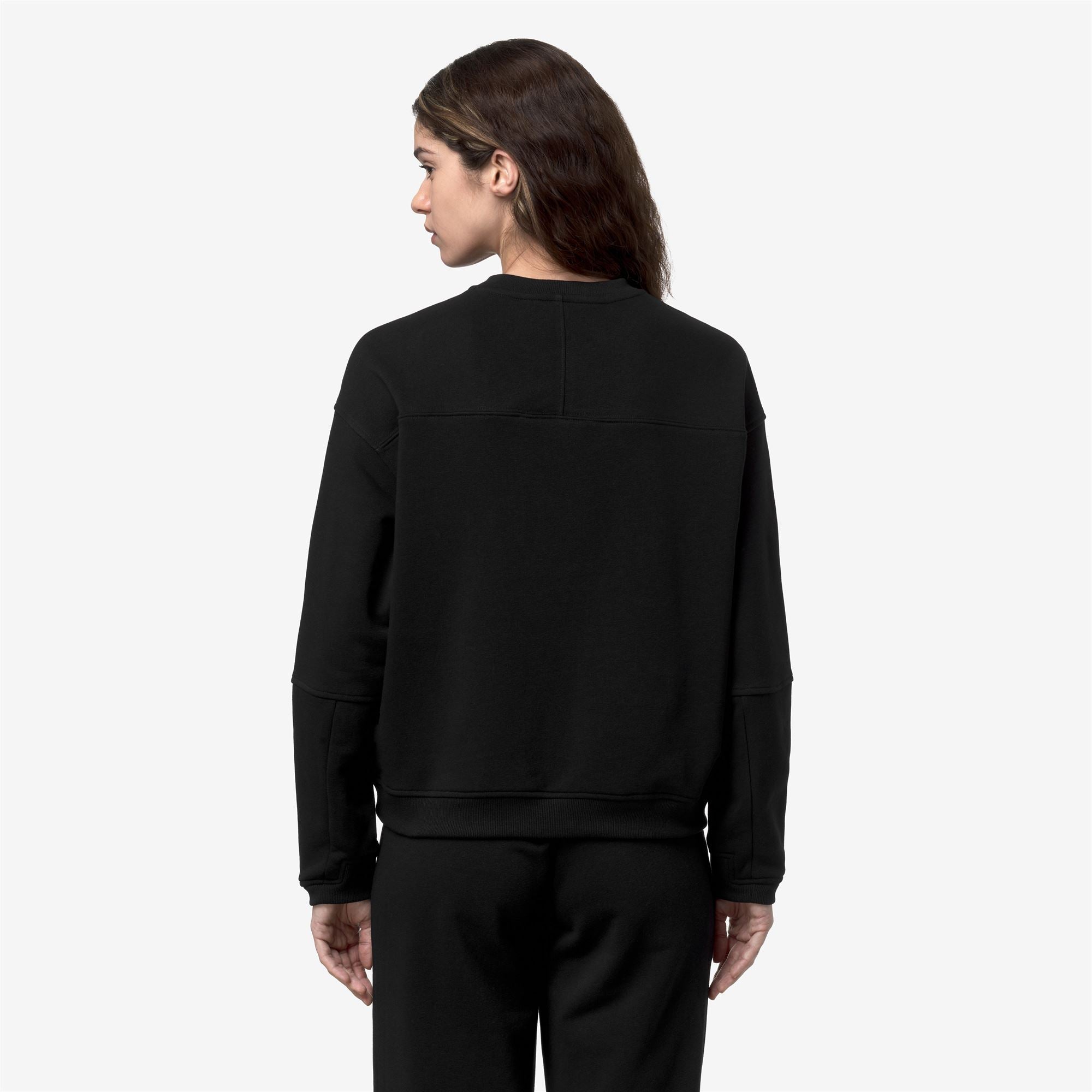 Fleece_WOMAN_NOELLA POLY COTTON_Pull Over_Black Pure - Black Pure - Commercial 6