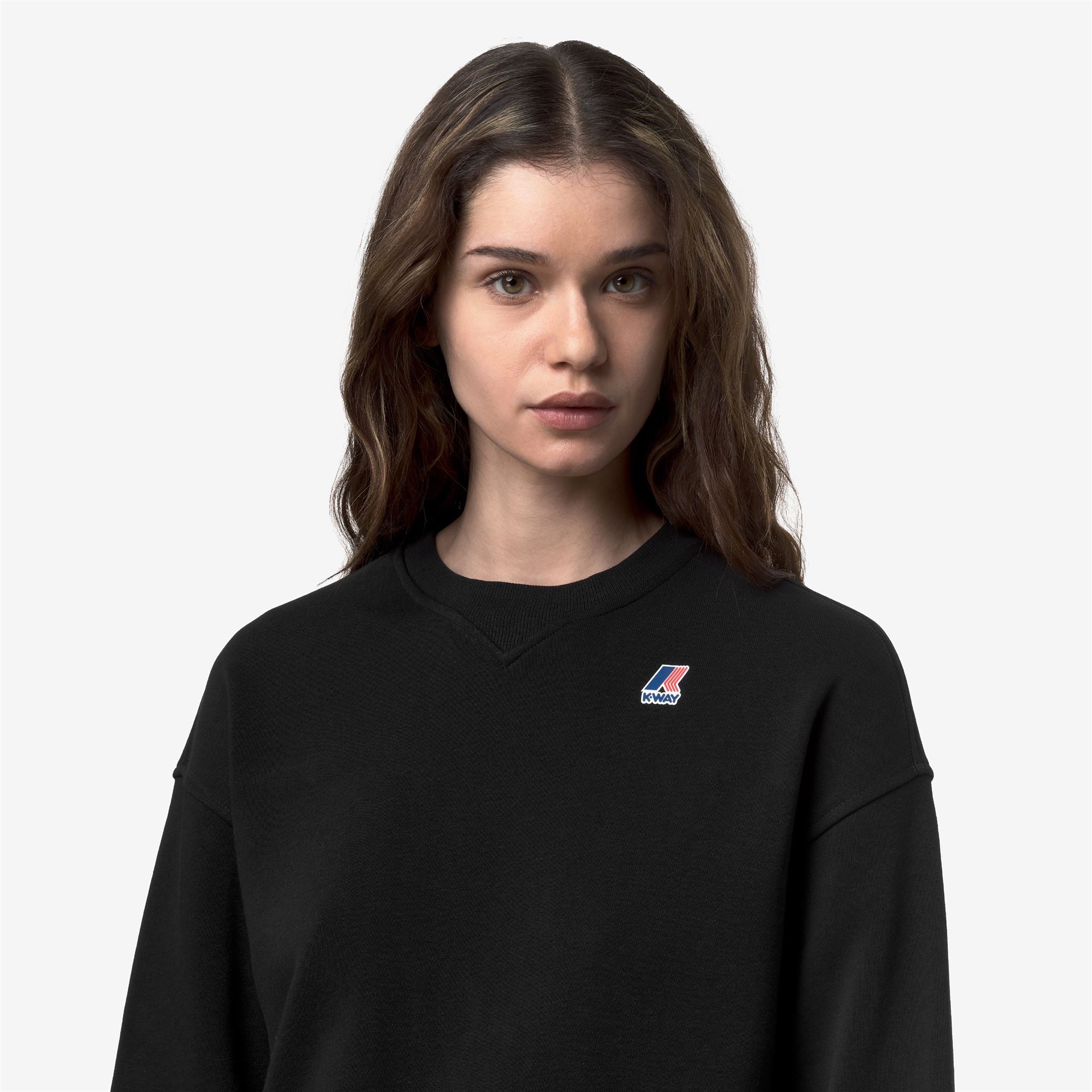 Fleece_WOMAN_NOELLA POLY COTTON_Pull Over_Black Pure - Black Pure - Commercial 7