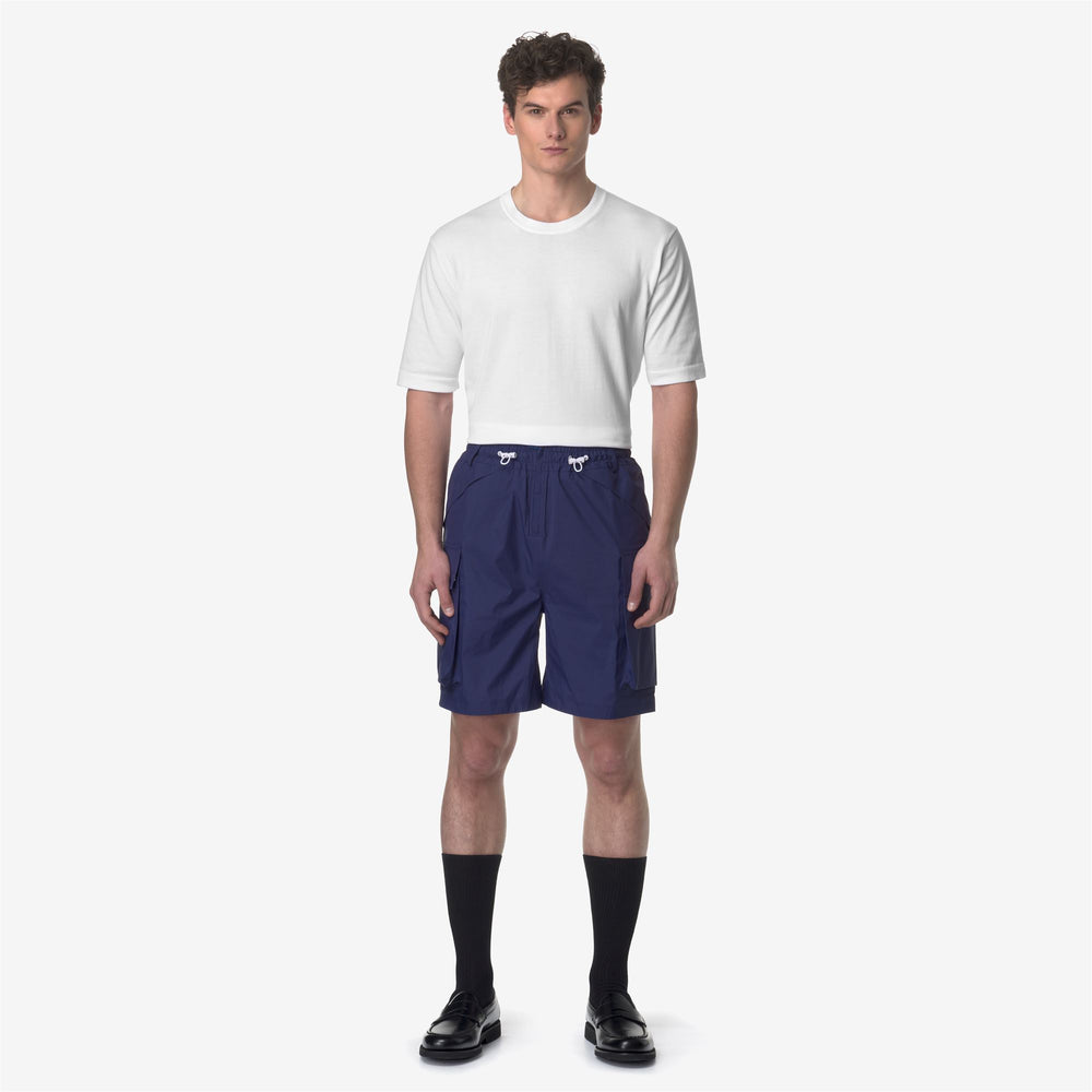 Cobalt Blue Unisex Cargo Sport Shorts for City Wear 02