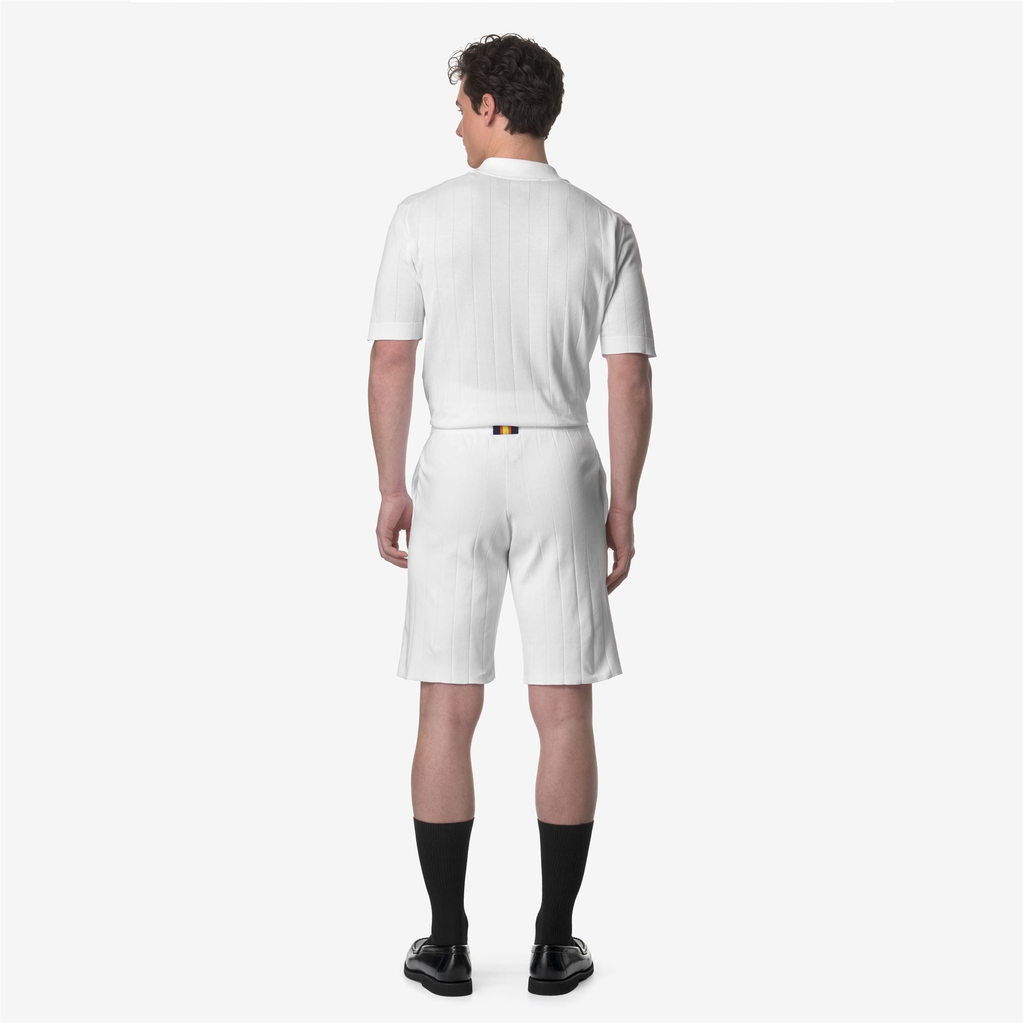 Shorts_UNISEX_LEOBEN KNITTED_Sport Shorts_White - Commercial 6