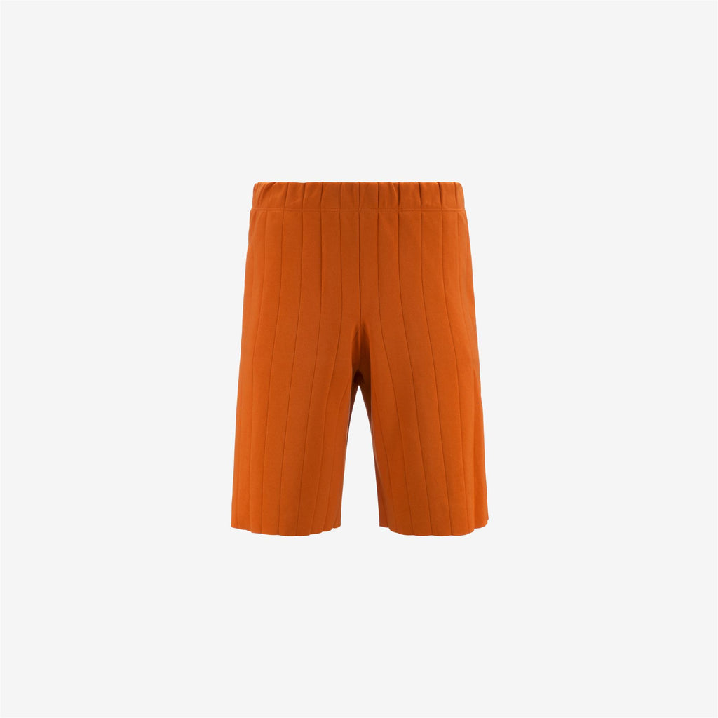 Shorts_UNISEX_LEOBEN KNITTED_Sport Shorts_Orange - Commercial 1