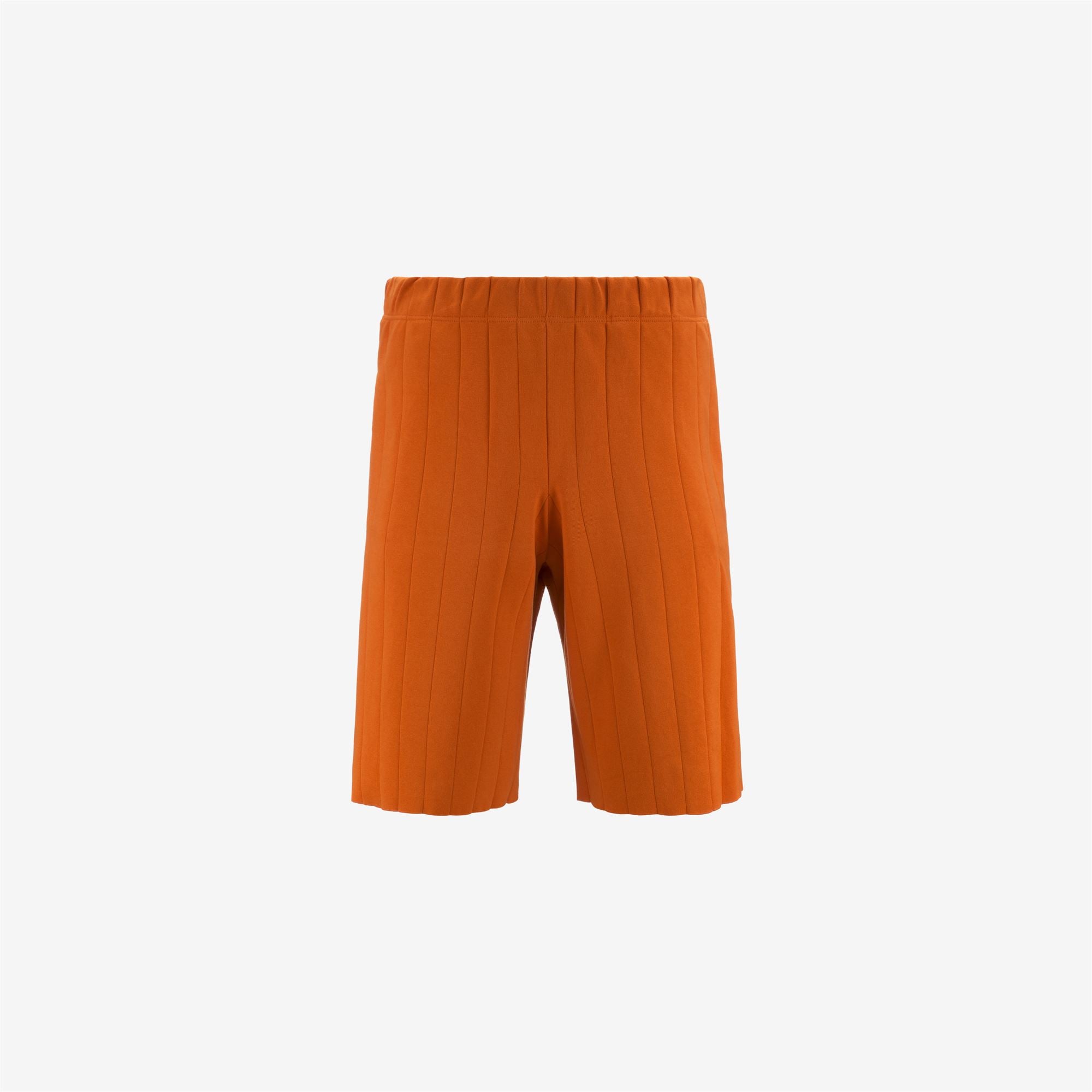 Shorts_UNISEX_LEOBEN KNITTED_Sport Shorts_Orange - Commercial 1