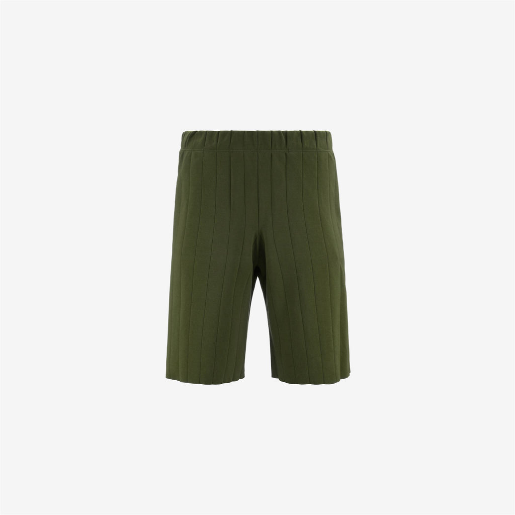 Shorts_UNISEX_LEOBEN KNITTED_Sport Shorts_GREEN SPHAGNUM - Commercial 1