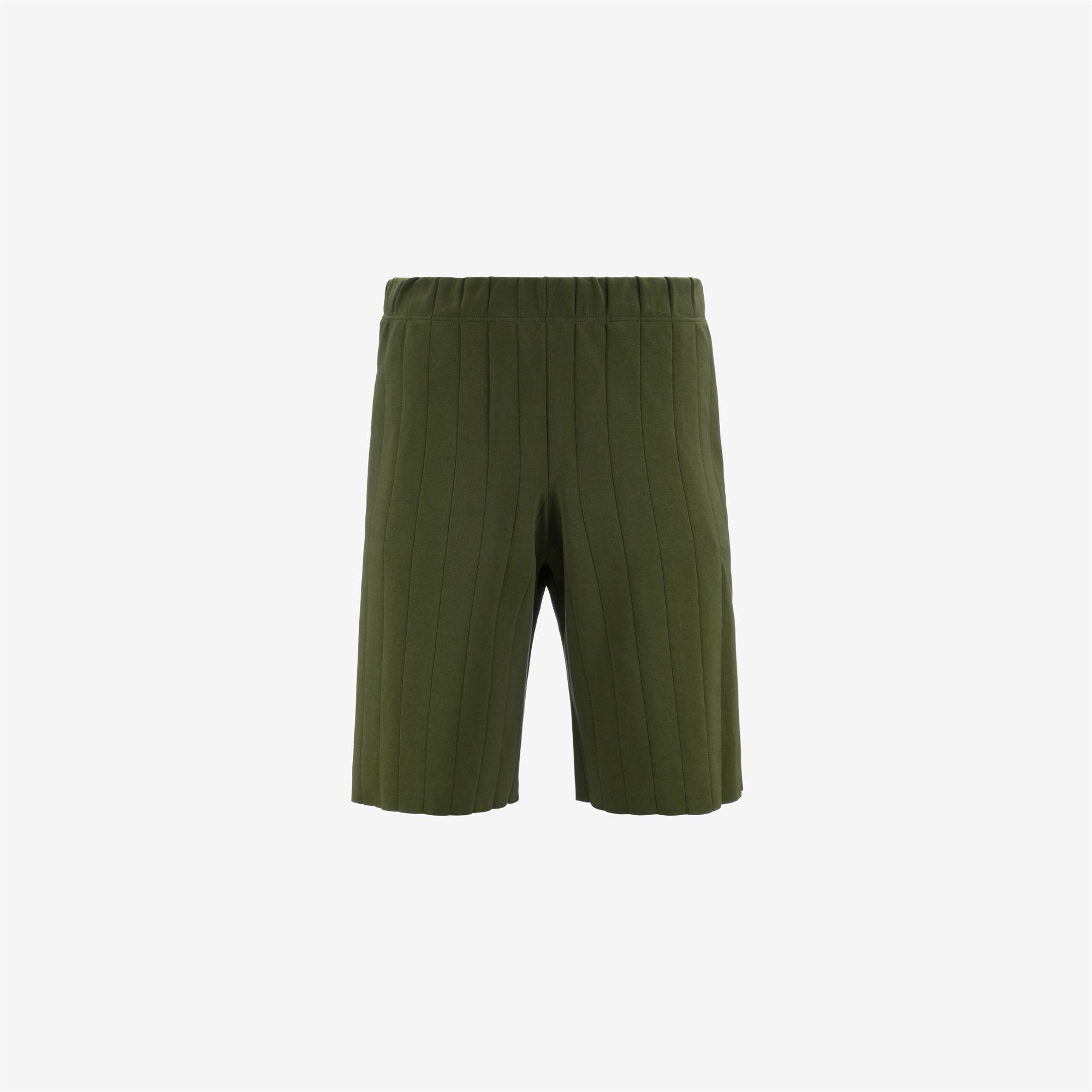 Shorts_UNISEX_LEOBEN KNITTED_Sport Shorts_GREEN SPHAGNUM - Commercial 1