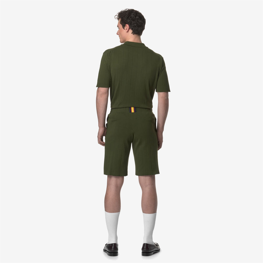 Shorts_UNISEX_LEOBEN KNITTED_Sport Shorts_GREEN SPHAGNUM - Commercial 6