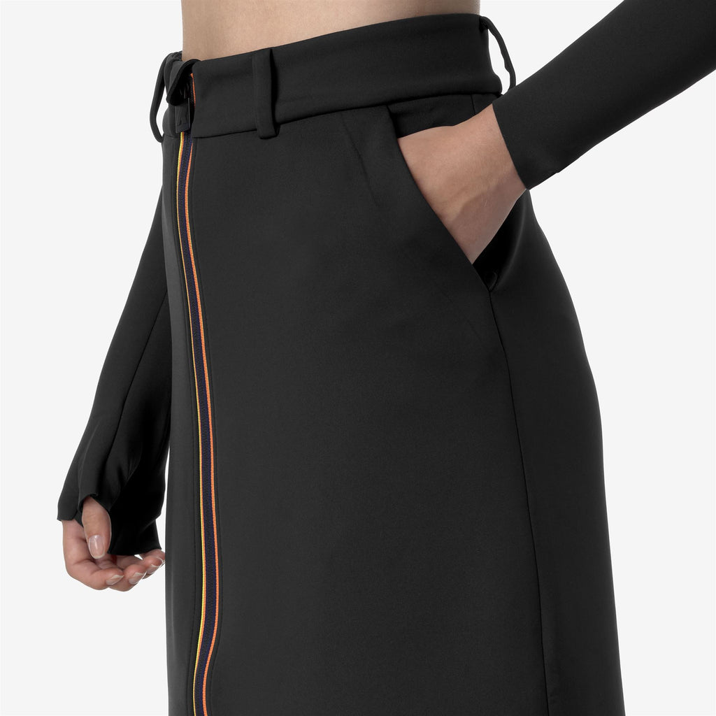 Skirts_WOMAN_MARALIE SCUBA_Long_Black Ash - Commercial 7