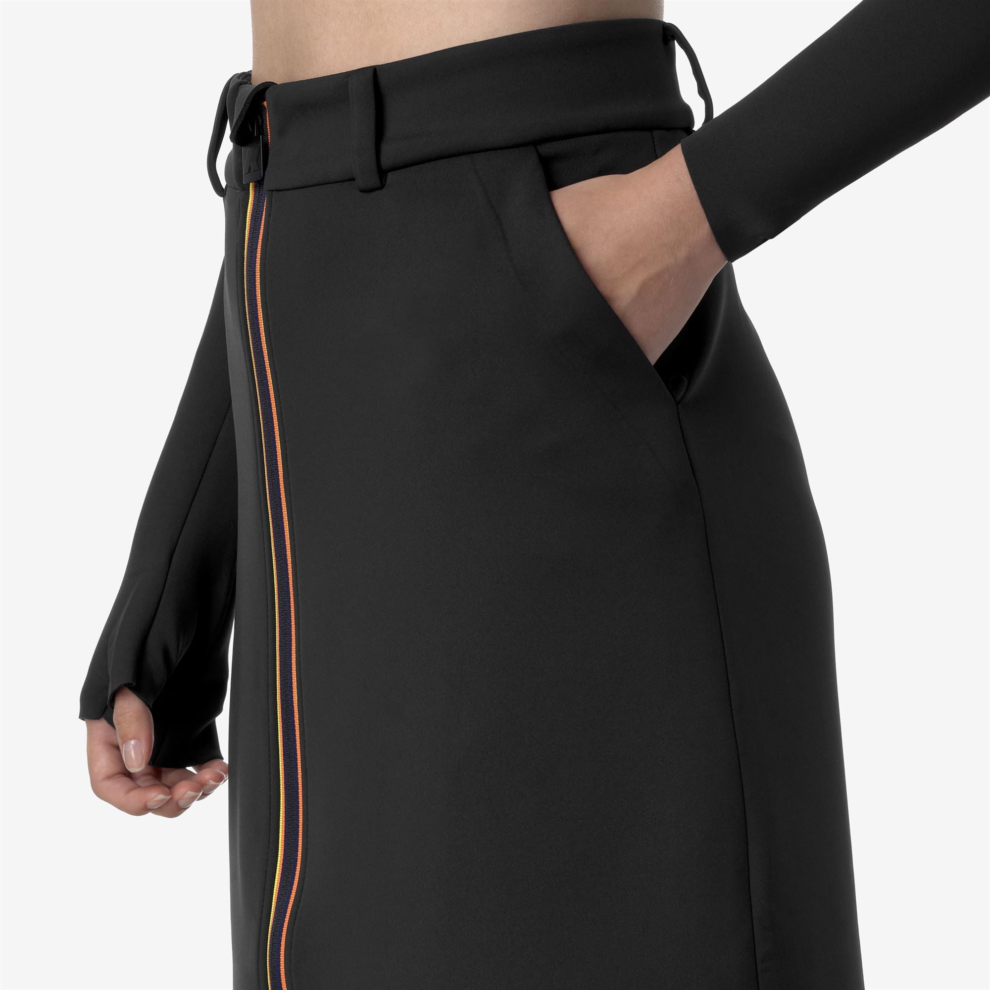 Skirts_WOMAN_MARALIE SCUBA_Long_Black Ash - Commercial 7