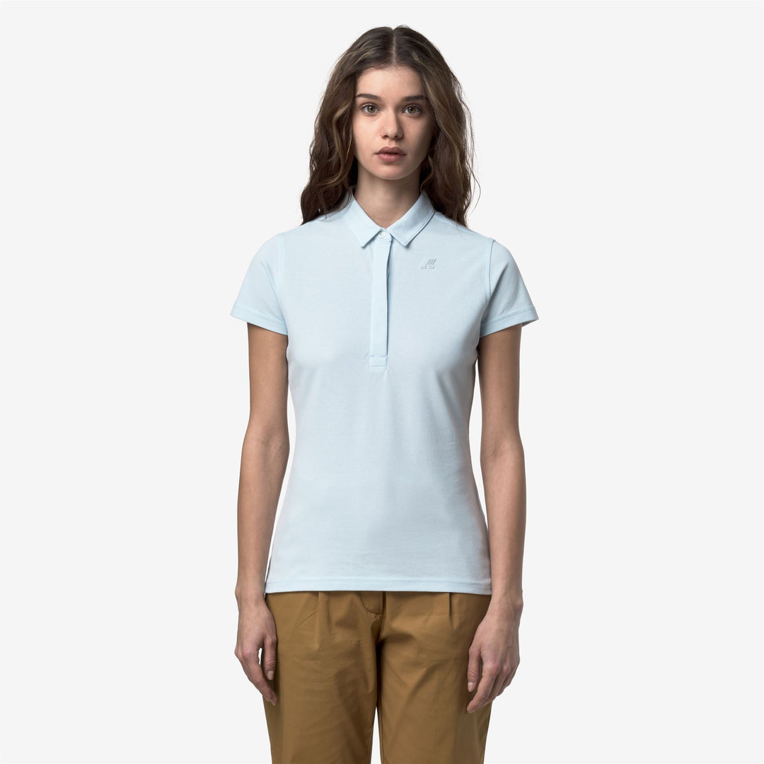 AMEDEA PIQUE SLIM Playeras tipo polo Polo Mujer Blue Ballad 01