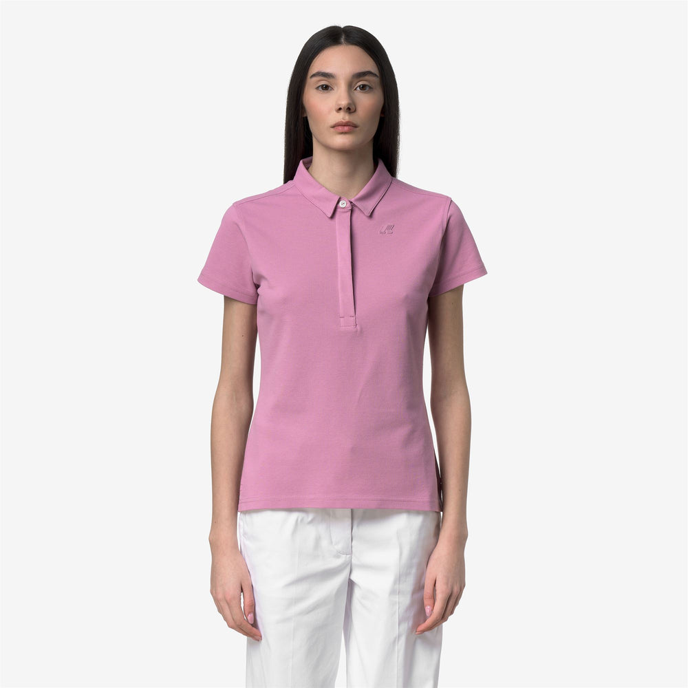AMEDEA PIQUE SLIM - Polo Shirts - Polo - Woman - VIOLET GLICINE 02