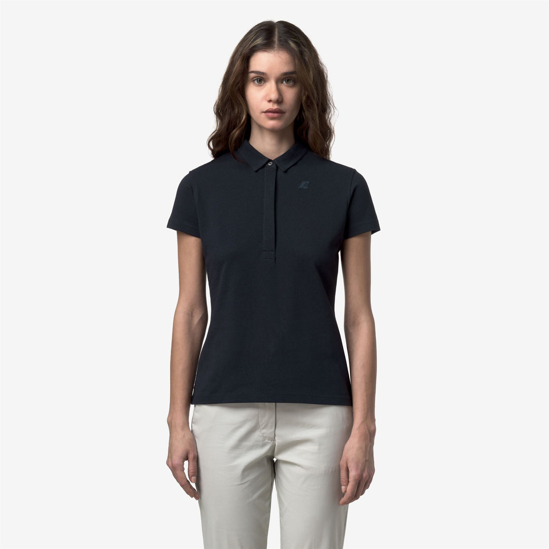 AMEDEA PIQUE SLIM - Polo Shirts - Polo - Woman - BLUE DEPTH main