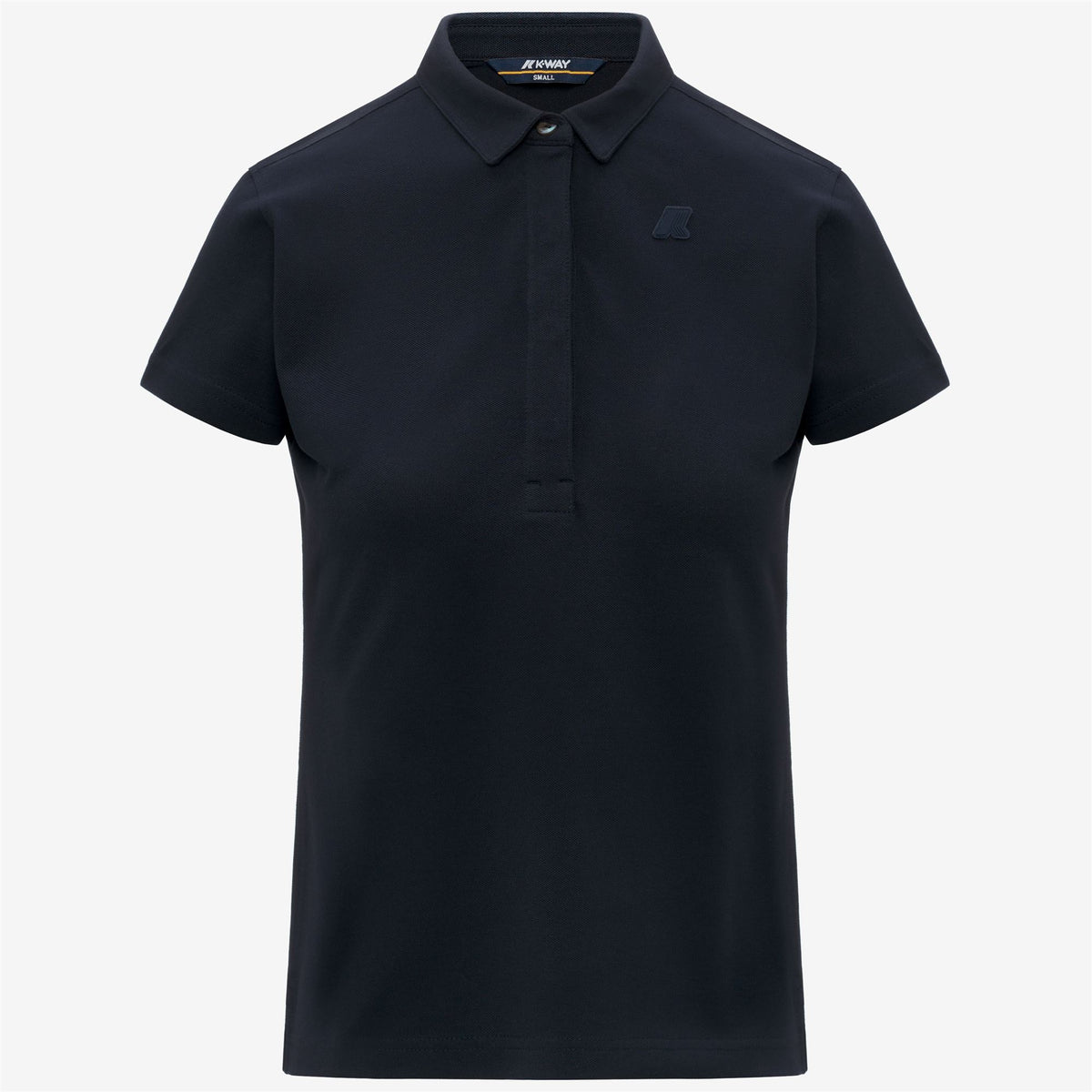 Polo Shirts_Woman_AMEDEA PIQUE SLIM_Polo_Blue Depth - Commercial 1