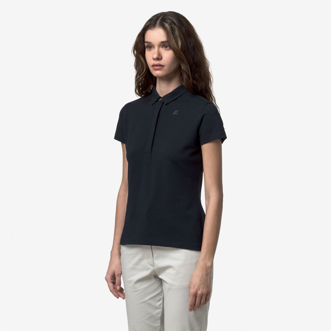 AMEDEA PIQUE SLIM - Polo Shirts - Polo - Woman - BLUE DEPTH main