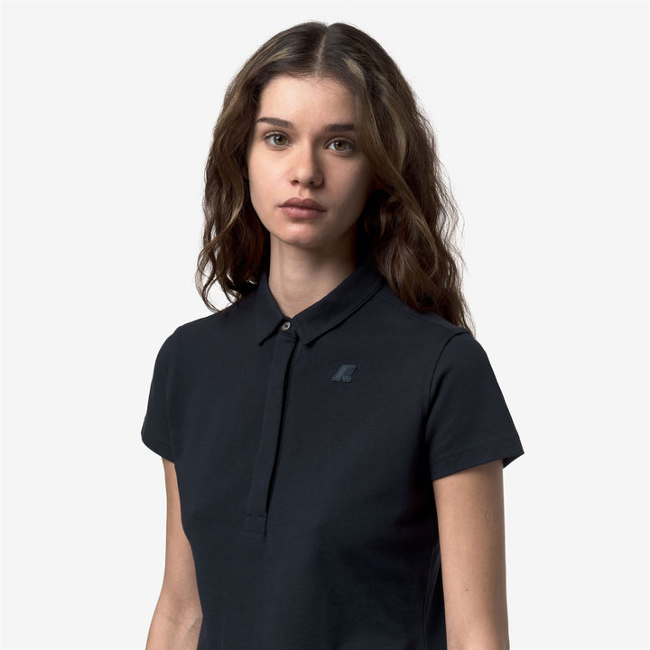 AMEDEA PIQUE SLIM Playeras tipo polo Polo Mujer Blue Depth 4