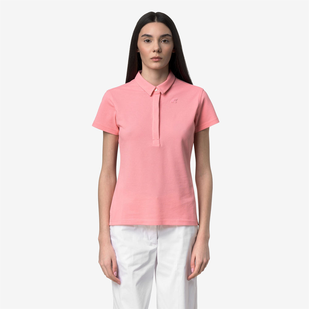AMEDEA PIQUE SLIM - Polo Shirts - Polo - Woman - PINK GERANIUM 02