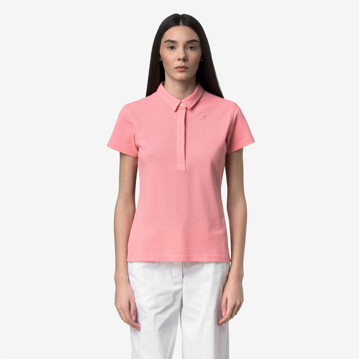 AMEDEA PIQUE SLIM - Polo Shirts - Polo - Woman - PINK GERANIUM 3