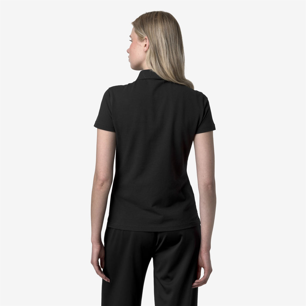 Polo Shirts_WOMAN_AMEDEA PIQUE_Polo_Black Pure - Commercial 6