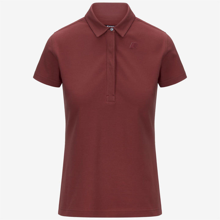 Polo Shirt Piqué Stretch Rossa Donna per Abbigliamento Casual Urbano 1