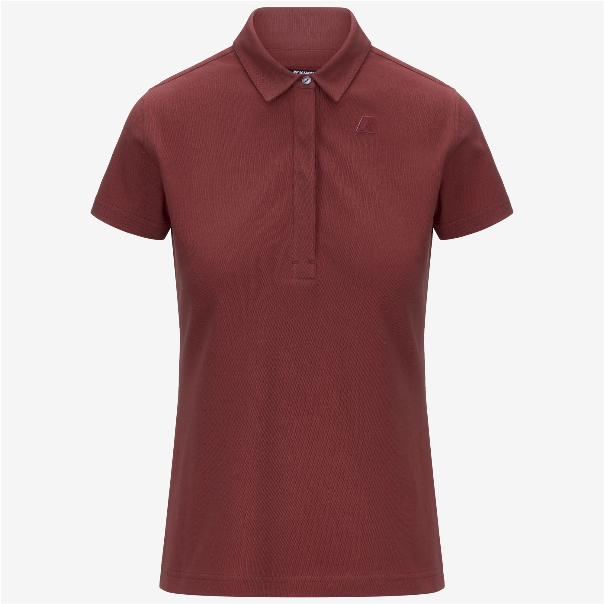 Polo Shirts_WOMAN_AMEDEA PIQUE_Polo_Red Brownish - Commercial 1