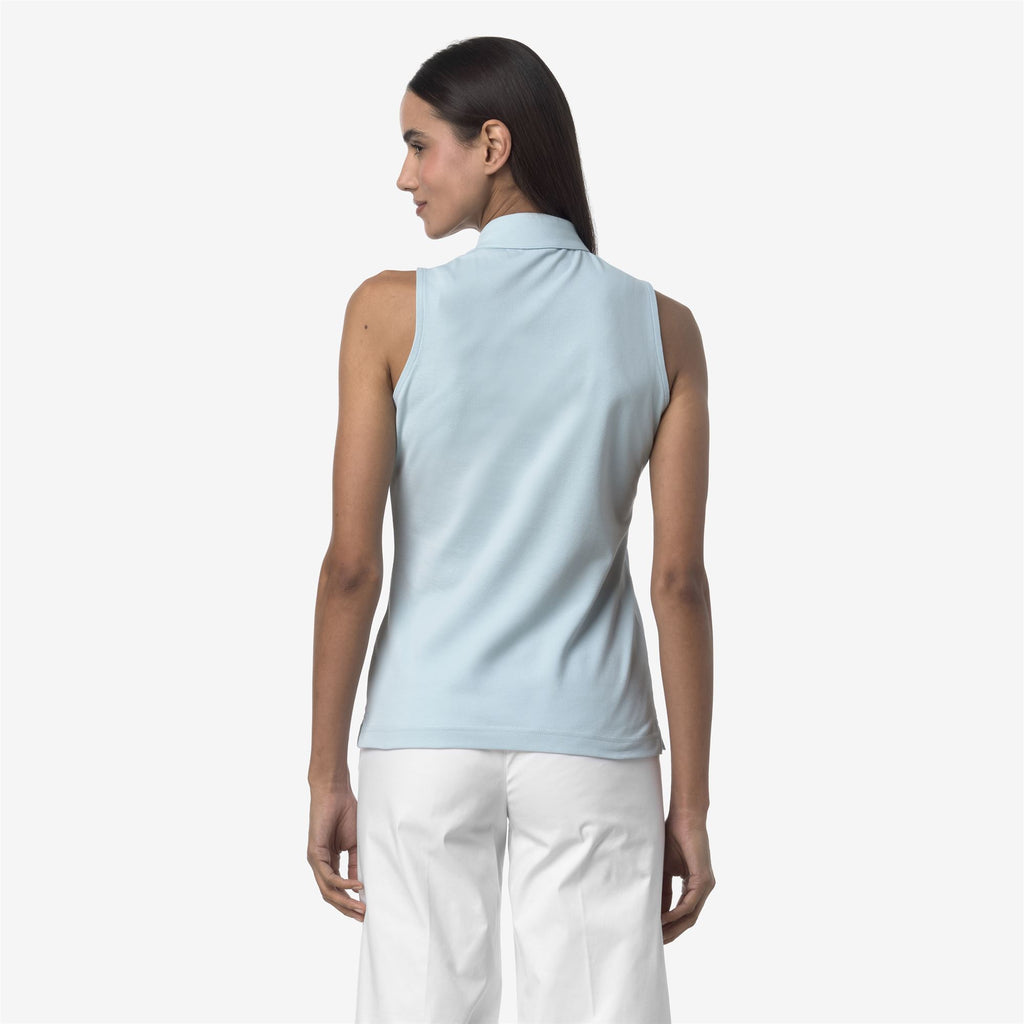 Polo Shirts_WOMAN_ADOUR PIQUE_Polo_Blue Baby - Commercial 6