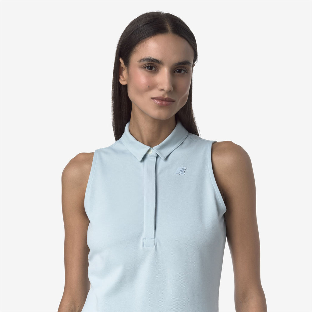 Polo Shirts_WOMAN_ADOUR PIQUE_Polo_Blue Baby - Commercial 7