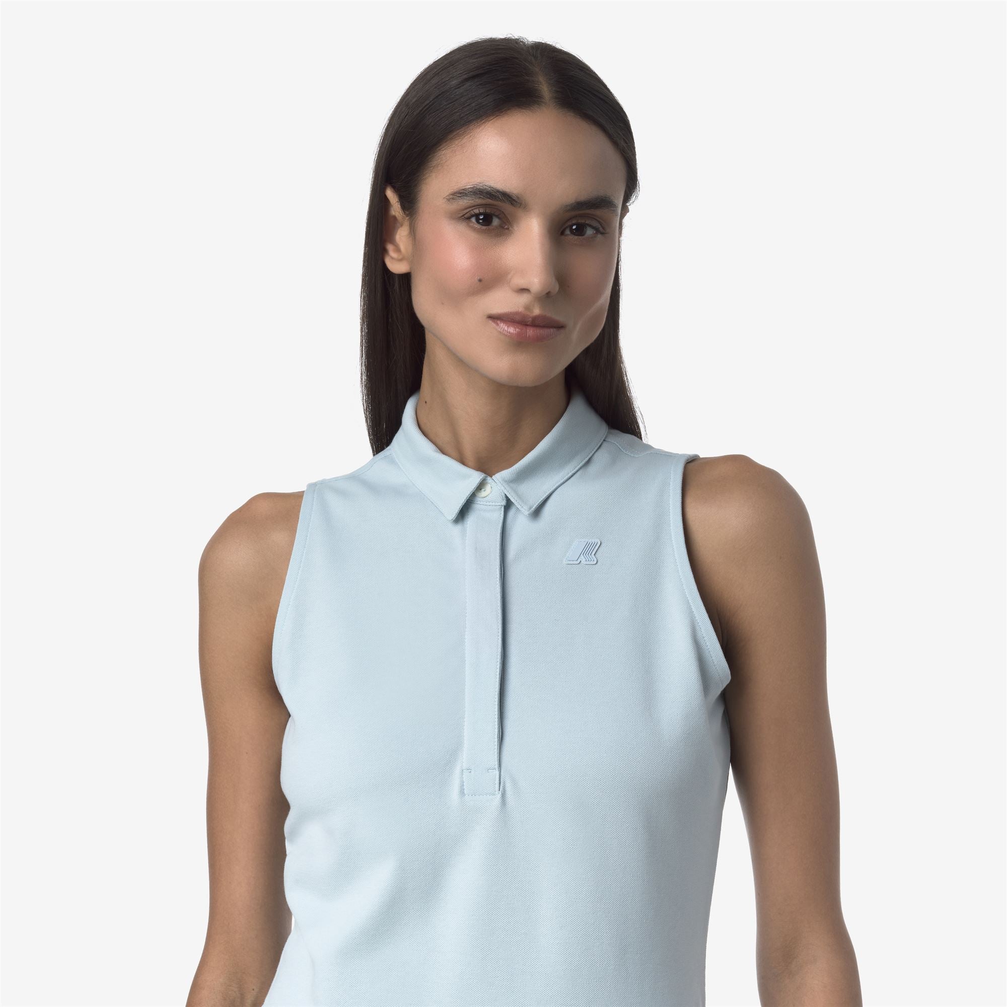 Polo Shirts_WOMAN_ADOUR PIQUE_Polo_Blue Baby - Commercial 7