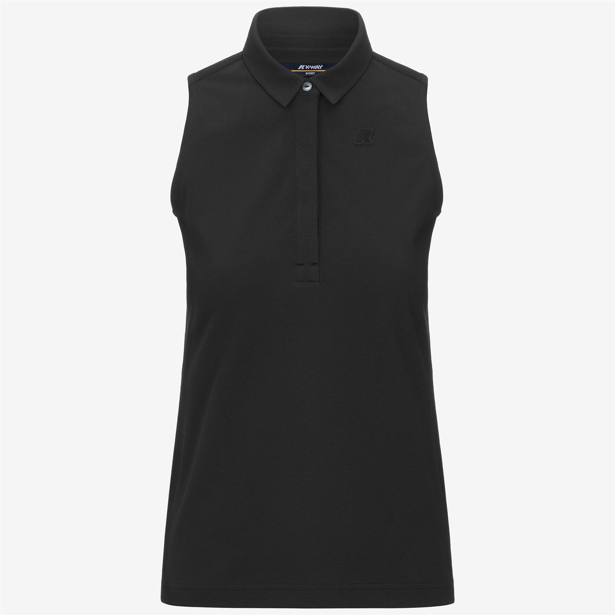 Polo Shirts_WOMAN_ADOUR PIQUE_Polo_Black Pure - Commercial 1
