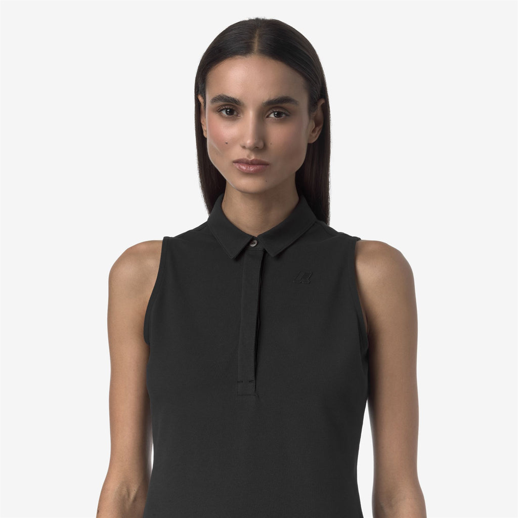 Polo Shirts_WOMAN_ADOUR PIQUE_Polo_Black Pure - Commercial 7