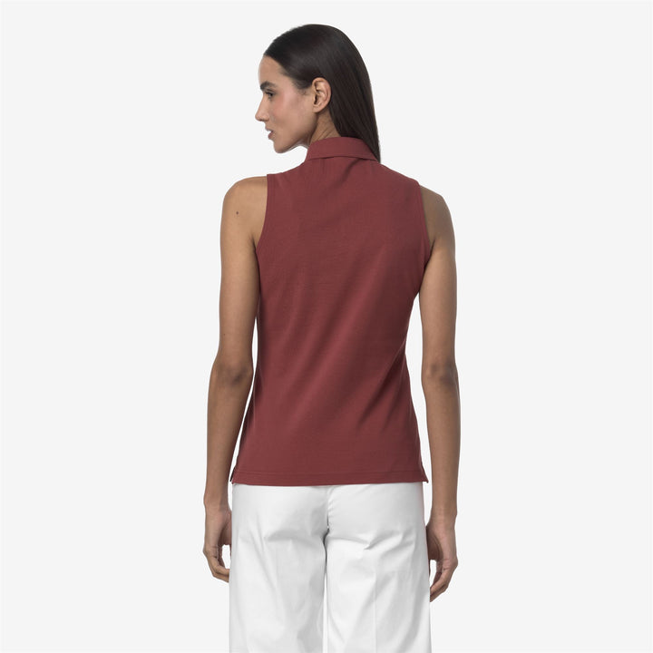 Camisa sin mangas roja para mujer ideal para uso casual en la ciudad 3