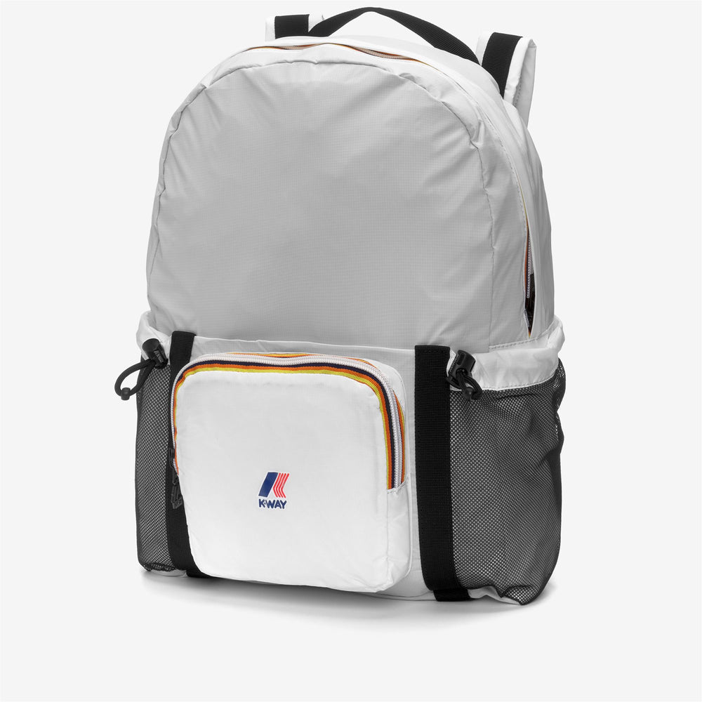 Bags Unisex LE VRAI 3.0 MICHEL Backpack WHITE Dressed Front (jpg Rgb)	