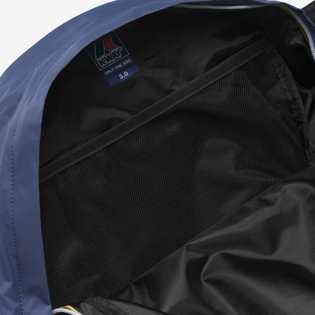 Bags Unisex LE VRAI 3.0 MICHEL Backpack BLUE INDIGO Dressed Side (jpg Rgb)		