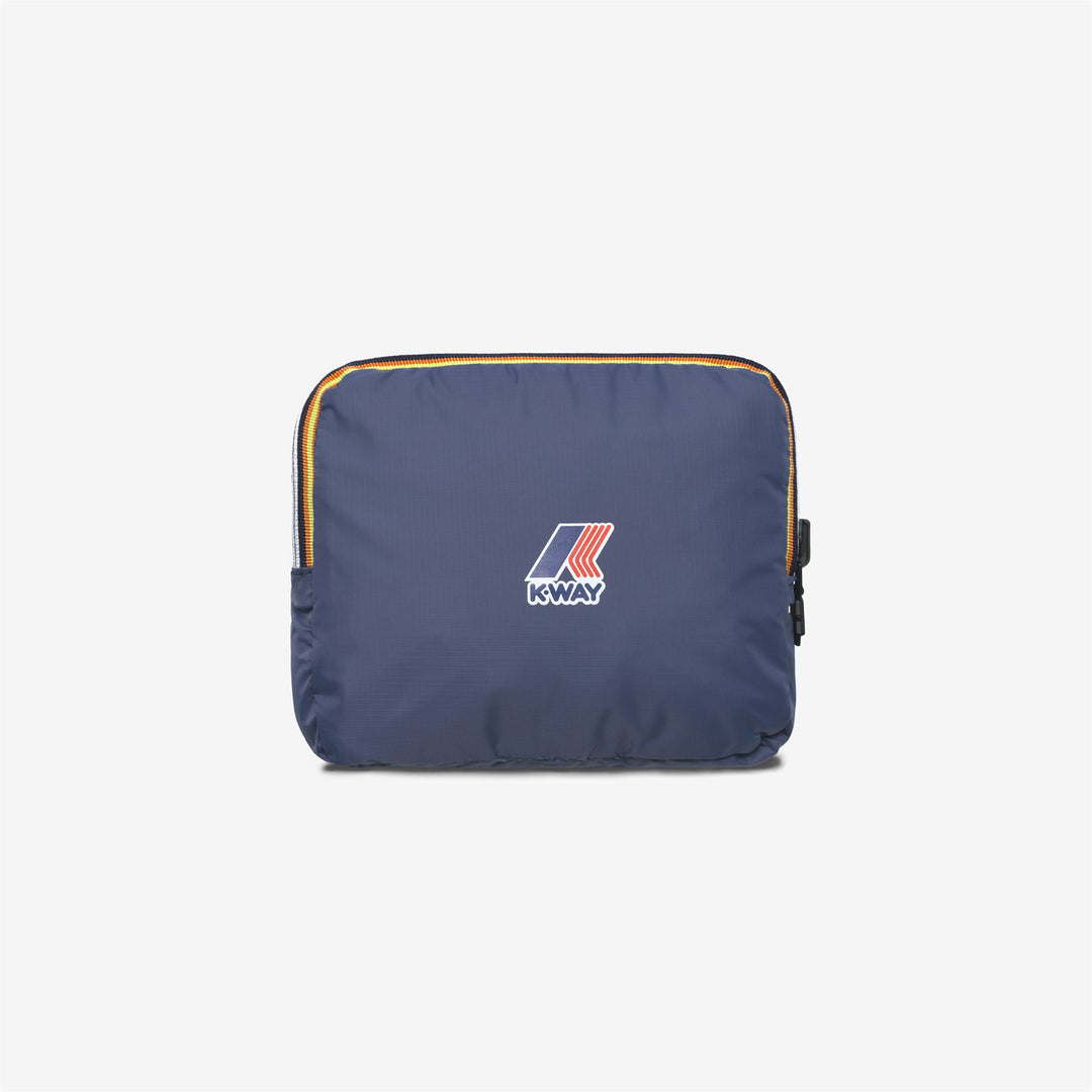 Bags Unisex LE VRAI 3.0 MICHEL Backpack BLUE INDIGO Dressed Back (jpg Rgb)		