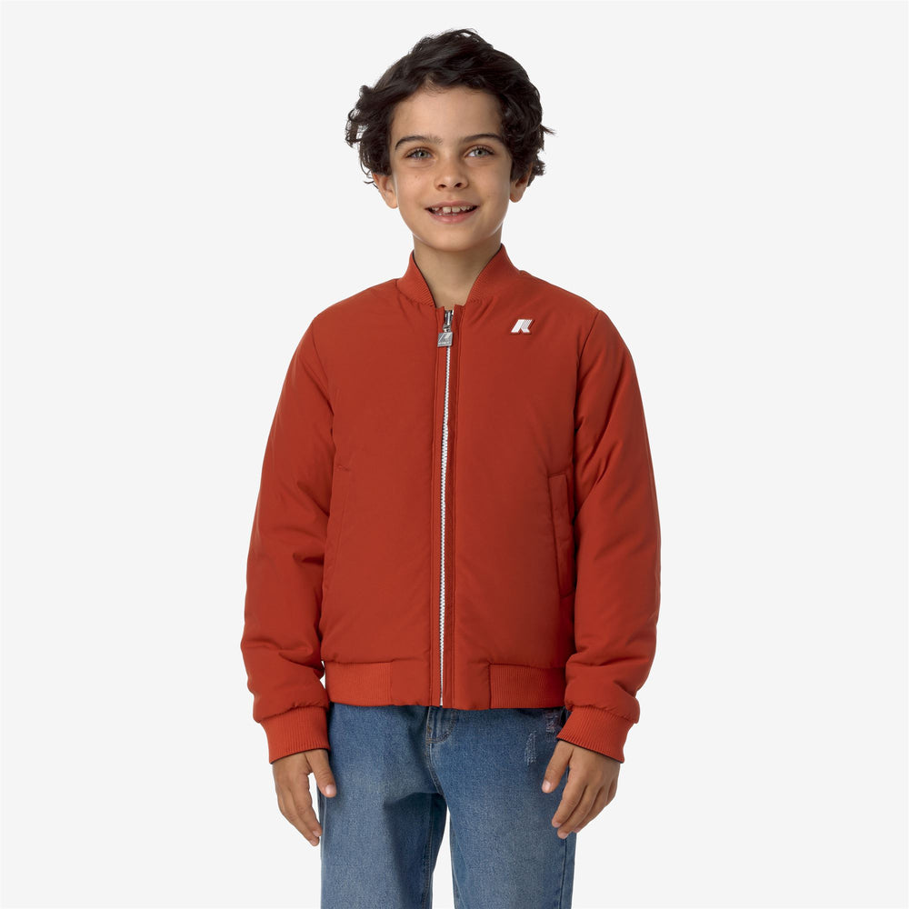 Blue Red Boys' Reversible Warm Jacket with Waterproof and Windproof Features 02