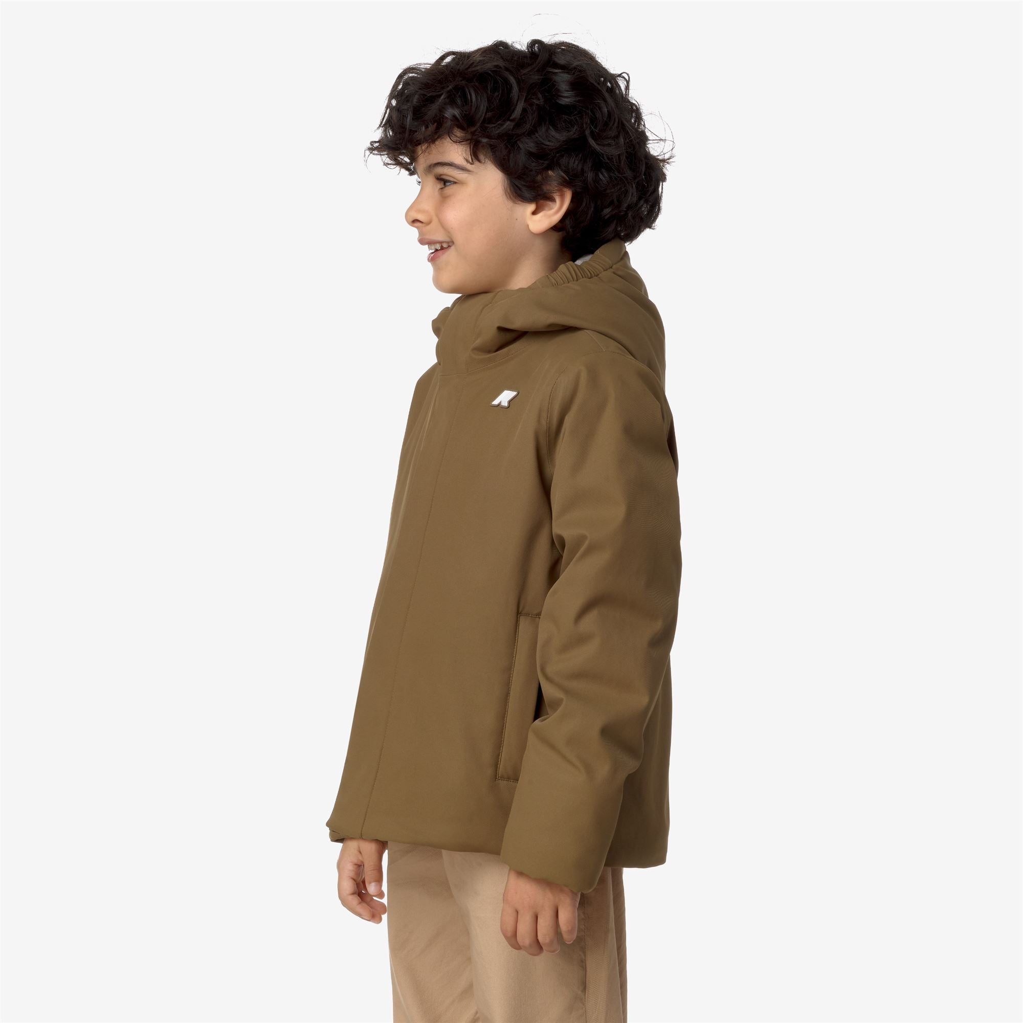 Jackets_BOY_P. JACKO TWILL MARMOTTA_Short_Brown C-Beige G - Commercial 5