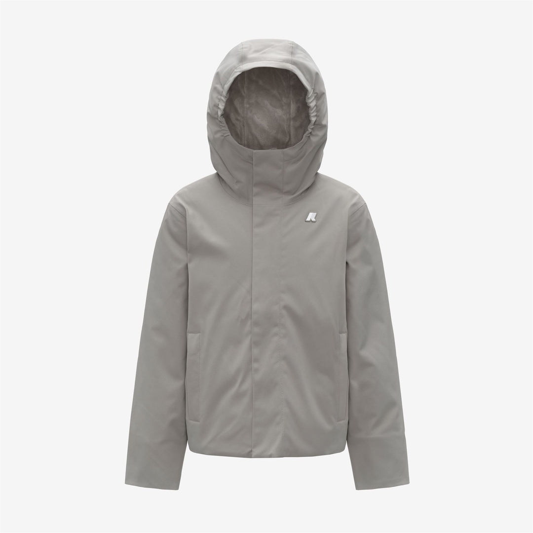 Green oak Boy's Short Waterproof Jacket with Light Padding 01