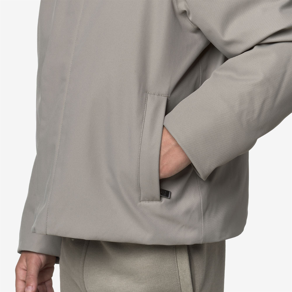 Green oak Boy's Short Waterproof Jacket with Light Padding 02